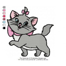 The Aristocats 01 Embroidery Designs